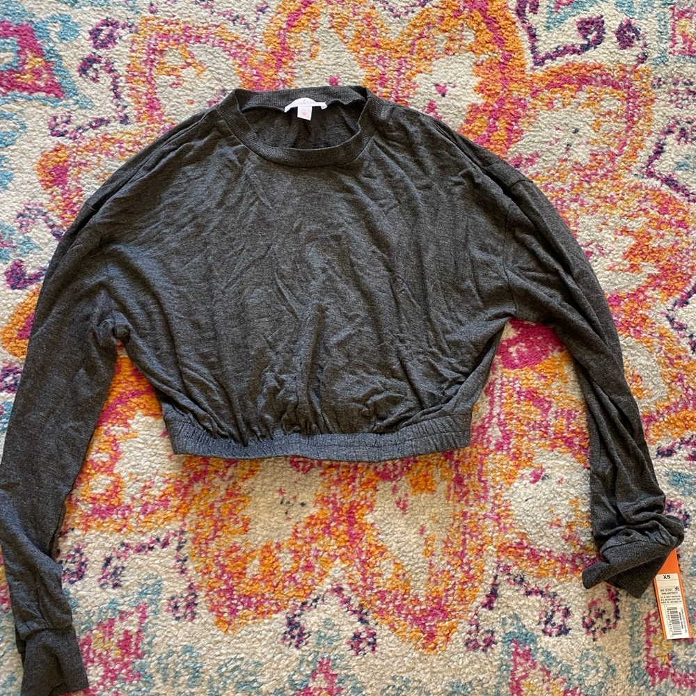 cropped long sleeve